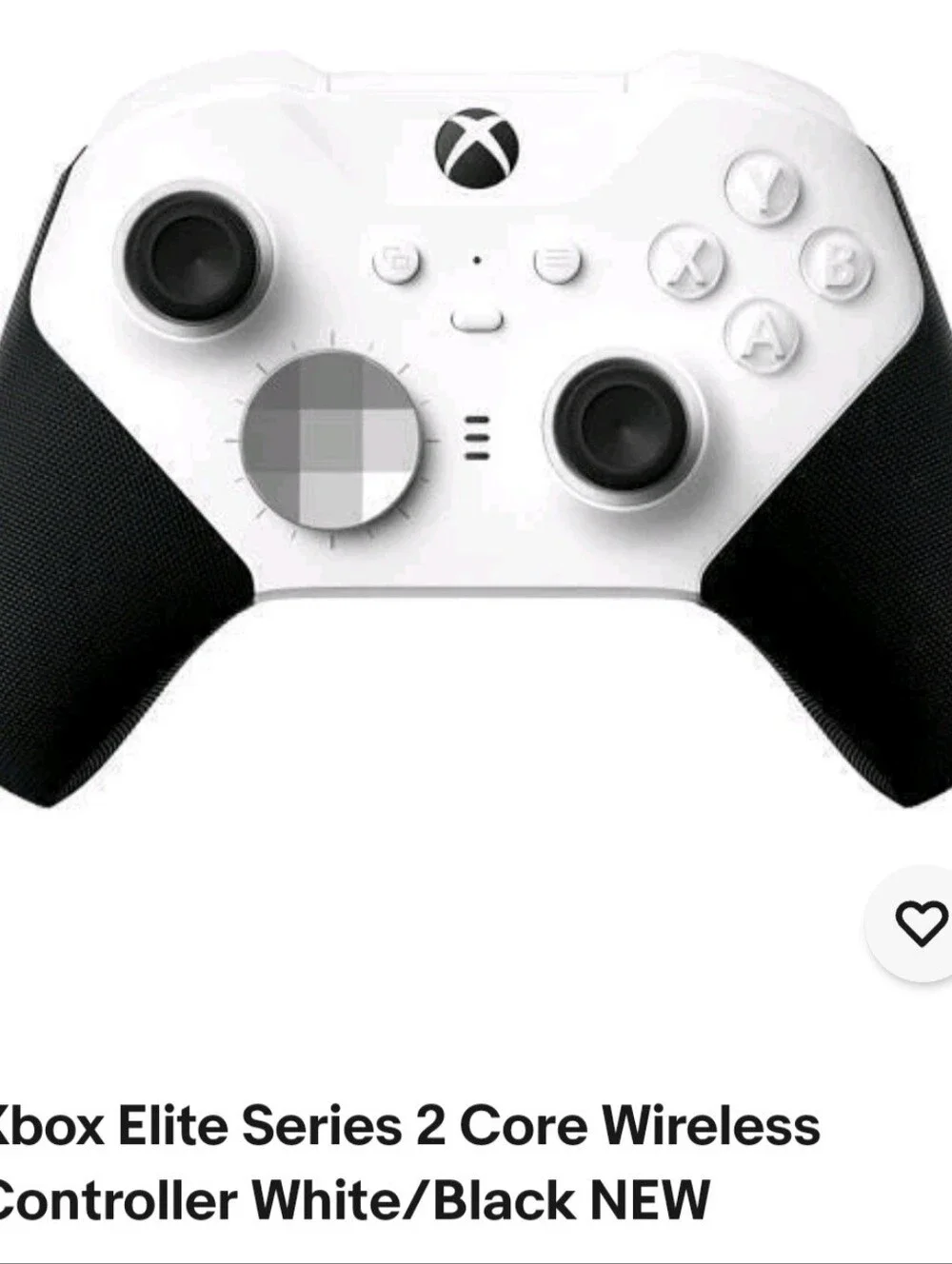 Microsoft Xbox Elite Series 2 Core Wireless Controller - White & Black